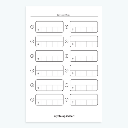 Service Part - Conversion Sheet Zeus